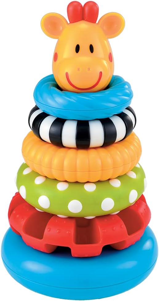 Early Learning Centre ELC– Sensory Stacking Rings – Textured Stacking Rings